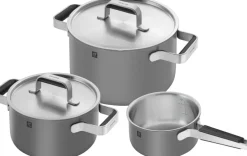 Gryder & Pander<Zwilling Gryde- og pandesæt, 3-dele, 18/10 rustfrit stål