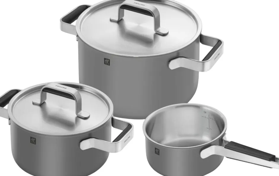 Gryder & Pander<Zwilling Gryde- og pandesæt, 3-dele, 18/10 rustfrit stål