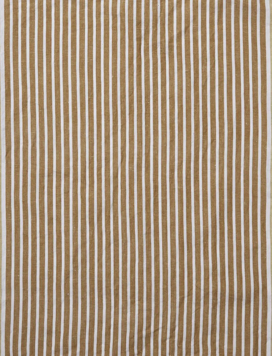 Tekstiler Til Køkkenet<Ferm Living Hale Tea Towel - Golden Brown/Silver Fern