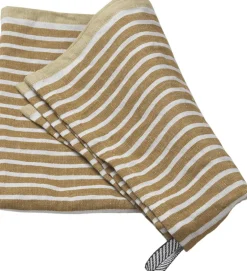 Tekstiler Til Køkkenet<Ferm Living Hale Tea Towel - Golden Brown/Silver Fern