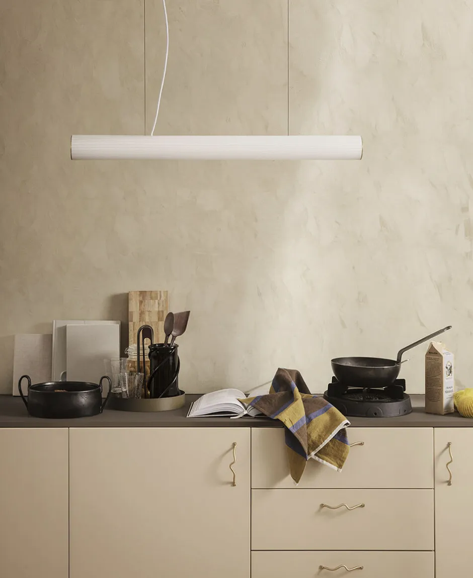 Tekstiler Til Køkkenet<Ferm Living Hale Tea Towel - Lime/Bright Blue/Choco