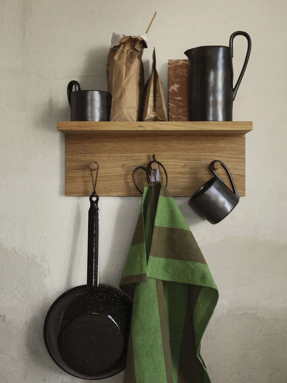 Tekstiler Til Køkkenet<Ferm Living Hale Tea Towel - Olive/green