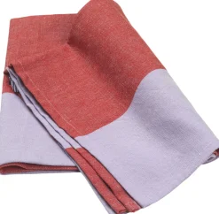 Tekstiler Til Køkkenet<Ferm Living Hale Tea Towel - Red/Lilac