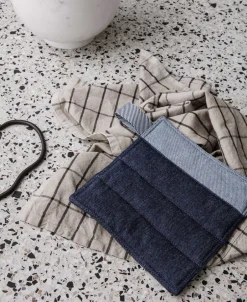 Tekstiler Til Køkkenet<Ferm Living Hale Tea Towel - Sand/Black