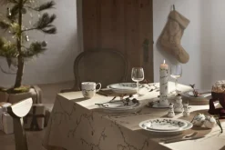 Tekstiler Til Borddækning|Juletekstiler<Kähler Hammershøi Christmas Dug 150x370 cm sand