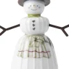 Julepynt<Kähler Hammershøi Christmas Snekone H11 hvid m. deko