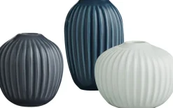 Vaser & Urtepotteskjulere<Kähler Hammershøi minivase 3-pak