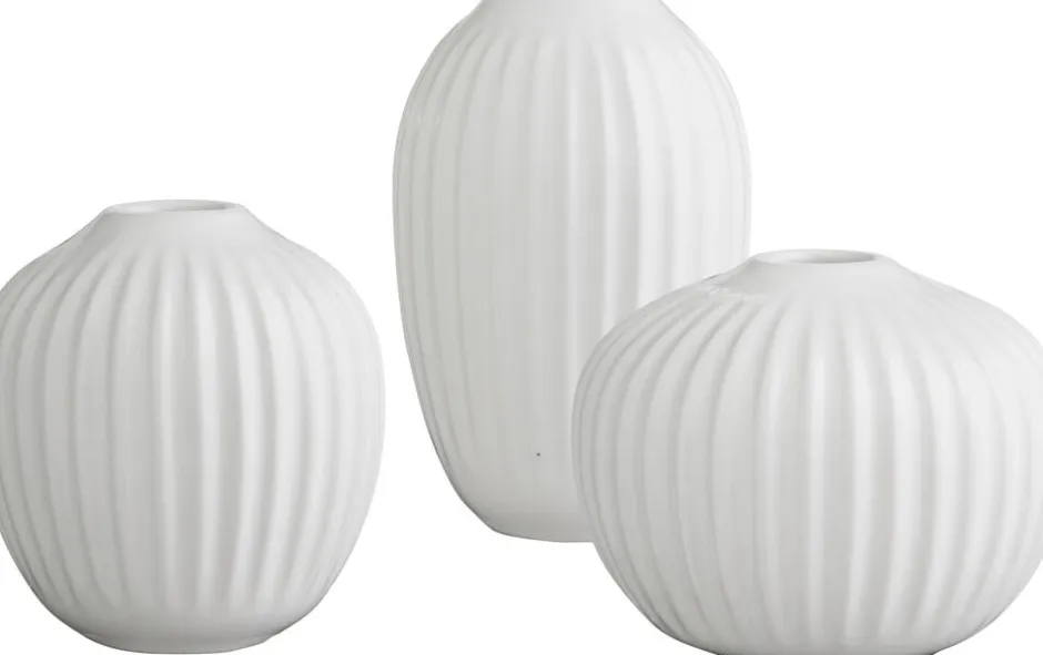Vaser & Urtepotteskjulere<Kähler Hammershøi minivase 3-pak Hvid