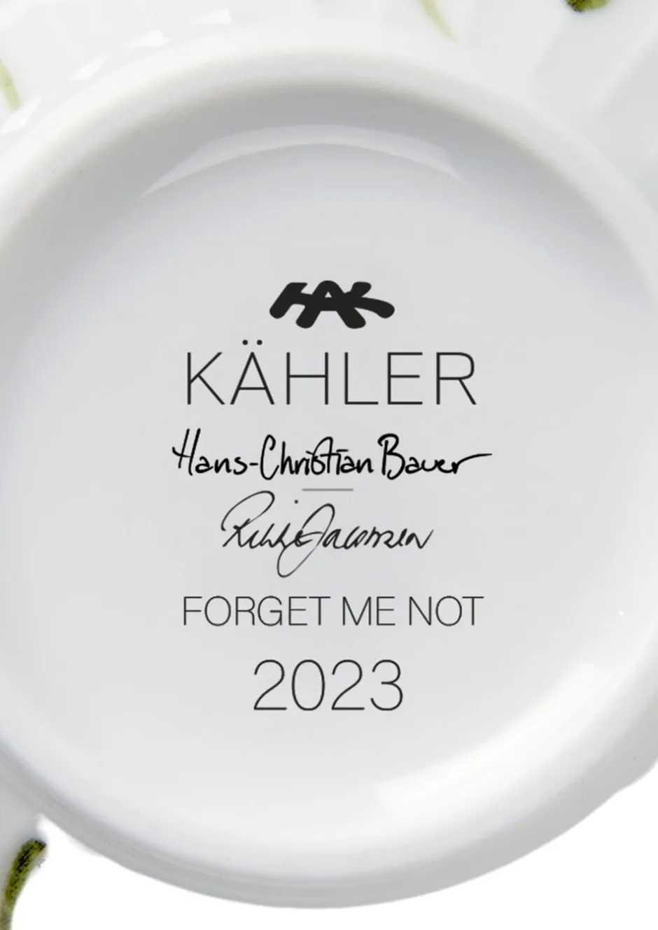 Kopper & Krus<Kähler Hammershøi Summer Krus 33 cl forglemmigej
