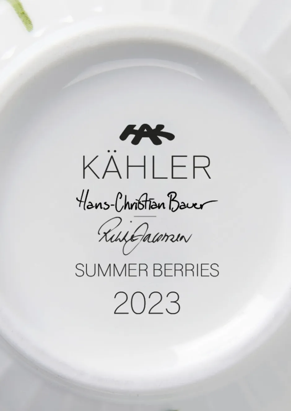 Kopper & Krus<Kähler Hammershøi Summer Krus 33 cl sommerbær
