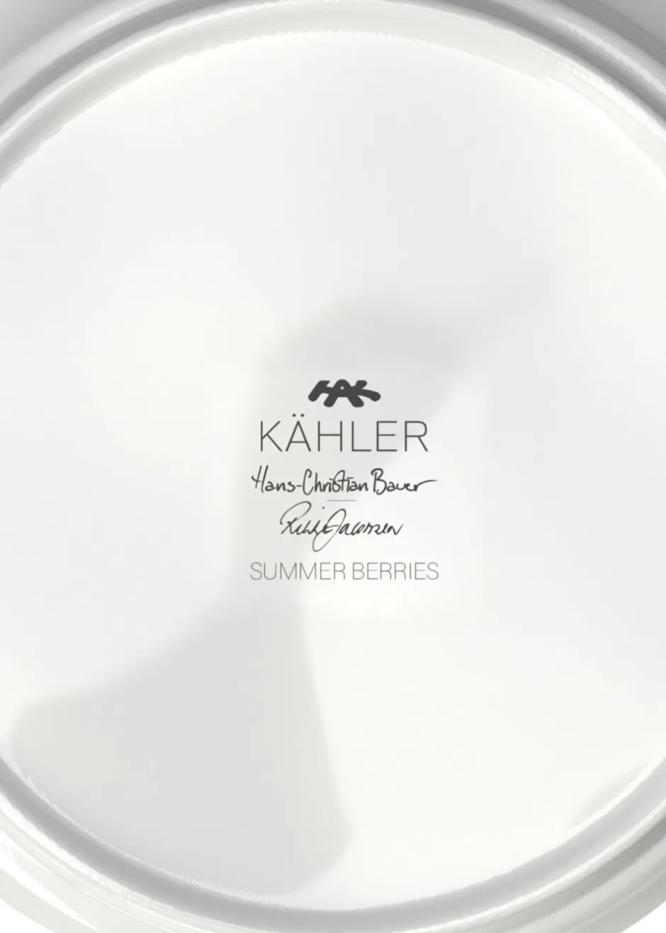 Tallerkener<Kähler Hammershøi Summer Tallerken Ø22 cm forglemmigej