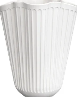 Vaser & Urtepotteskjulere<Kähler Hammershøi Unfold Vase H16. 5 cm hvid