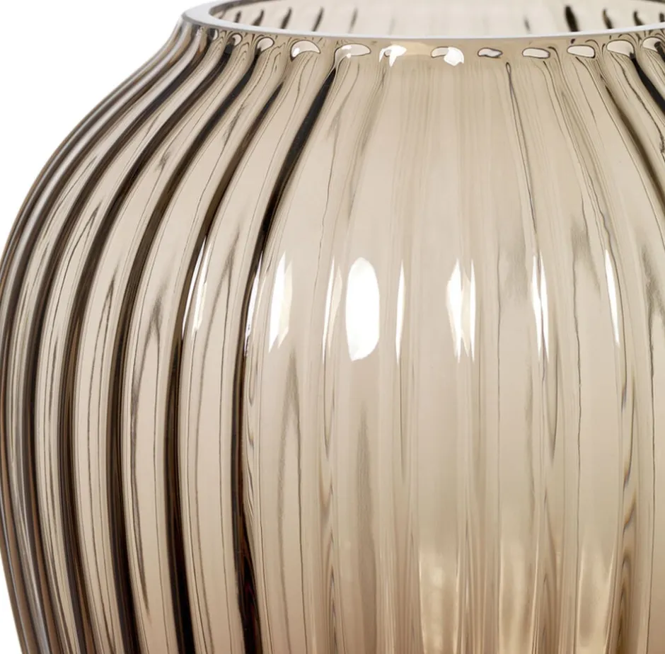 Vaser & Urtepotteskjulere<Kähler Hammershøi Vase H18. 5 valnød