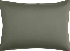 Sengetøj & Lagner<Høie Harmoni stonewashed pudebetræk dæmpet grøn D&aelig;mpet gr&oslash;n