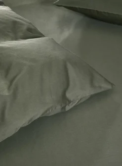 Sengetøj & Lagner<Høie Harmoni stonewashed pudebetræk dæmpet grøn Dæmpet grøn