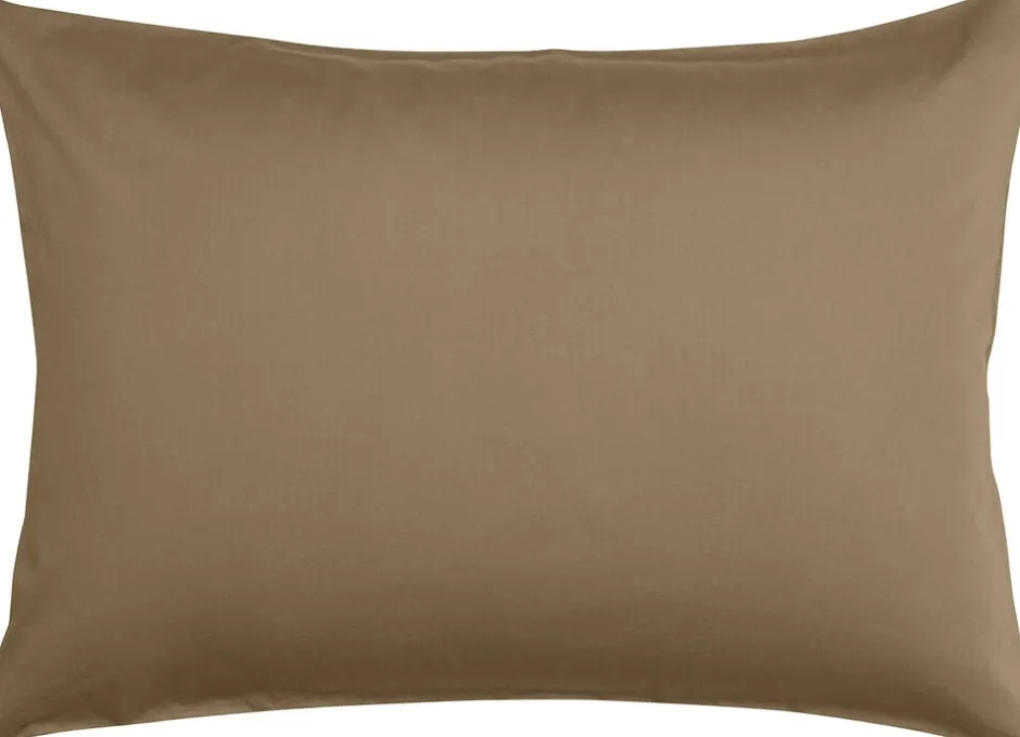 Sengetøj & Lagner<Høie Harmoni stonewashed pudebetræk Gylden beige