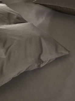 Sengetøj & Lagner<Høie Harmoni stonewashed pudebetræk valnød Valn&oslash;d