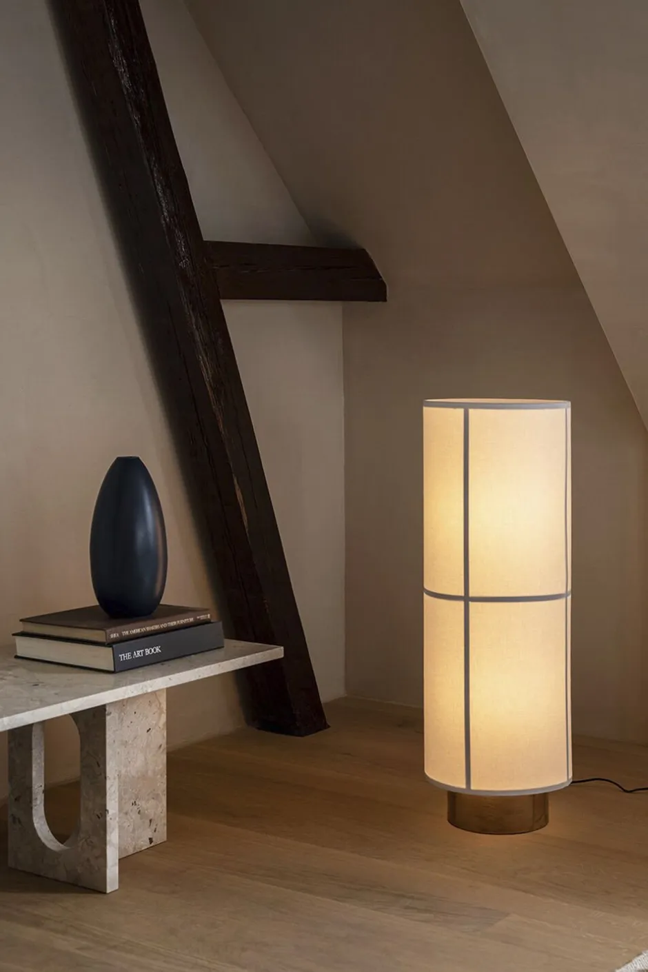 Gulvlamper<Audo Copenhagen Hashira Floor Lamp, Ø30, Raw