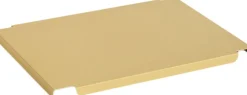 Opbevaring<Hay Colour Crate Lid Metal-Medium-G Golden yellow