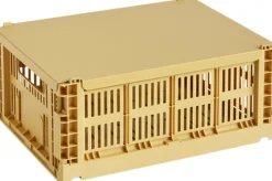 Opbevaring<Hay Colour Crate Lid Metal-Medium-G Golden yellow
