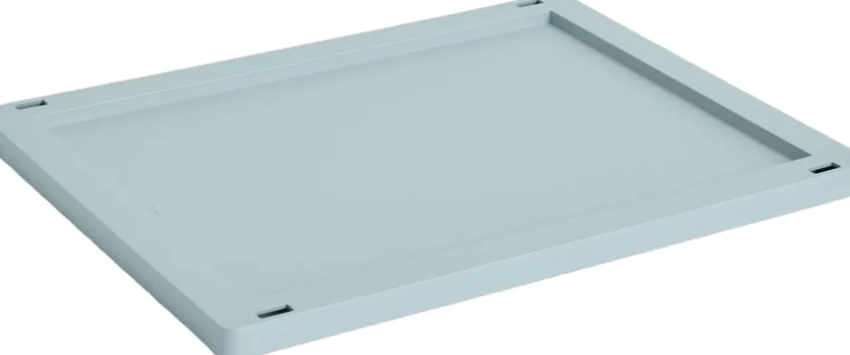 Opbevaring<Hay Colour Crate Lid Plastic-Medium-Dusty blue