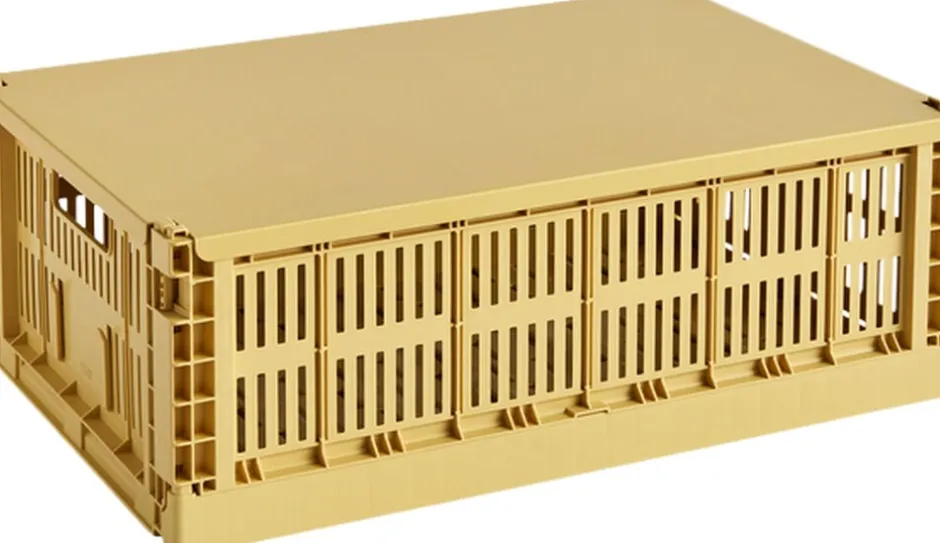 Opbevaring<Hay Colour Crate Lid-Large Golden yellow