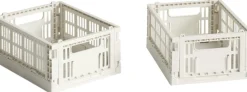 Opbevaring<Hay Colour Crate, Mini, 2 stk. Off-white