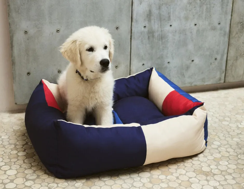 Til Boligens Kæledyr<Hay Dogs Bed-Medium-Red, blue