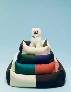 Til Boligens Kæledyr<Hay Dogs Bed-X-Small-Black, white