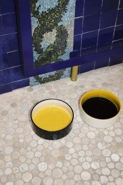 Til Boligens Kæledyr<Hay Dogs Bowl-Large-Blue, yellow