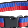 Til Boligens Kæledyr<Hay Dogs Collar Flat-M/L-Red, blue