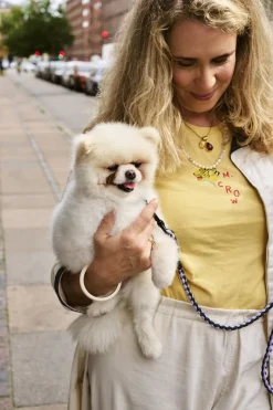 Til Boligens Kæledyr<Hay Dogs Leash-Braided-Lavender, gr