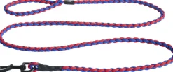 Til Boligens Kæledyr<Hay Dogs Leash-Braided-Red, blue
