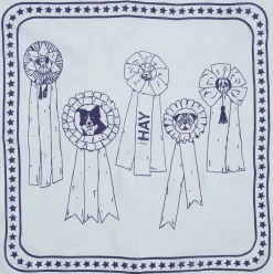 Til Boligens Kæledyr<Hay Dogs Scarf-55 x 55-Light blue