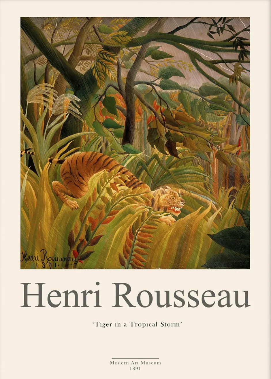 Plakater & Rammer<Poster & Frame Henri Rousseau 3 Flerfarvet