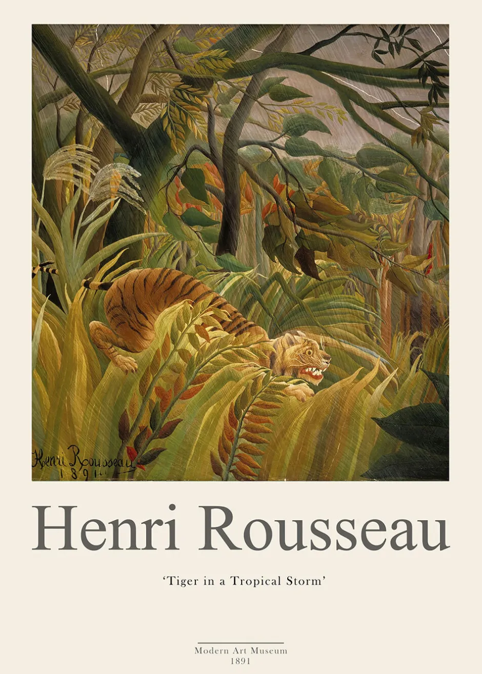 Plakater & Rammer<Poster & Frame Henri Rousseau 3 Flerfarvet