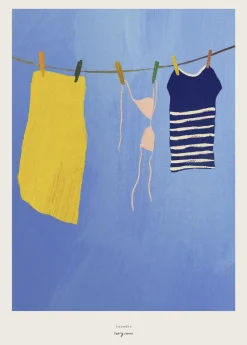 Plakater & Rammer<Poster & Frame Henry Rivers - Afternoon swim Flerfarvet