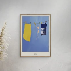 Plakater & Rammer<Poster & Frame Henry Rivers - Afternoon swim Flerfarvet