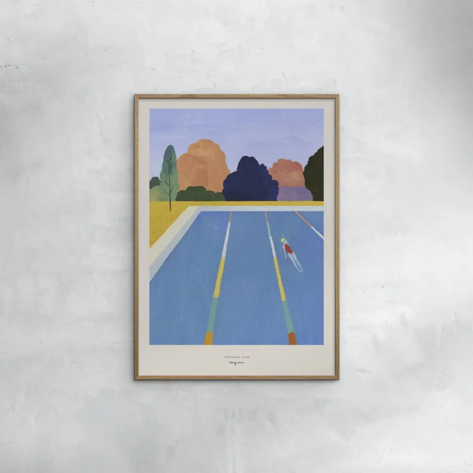Plakater & Rammer<Poster & Frame Henry Rivers - Afternoon swim Flerfarvet