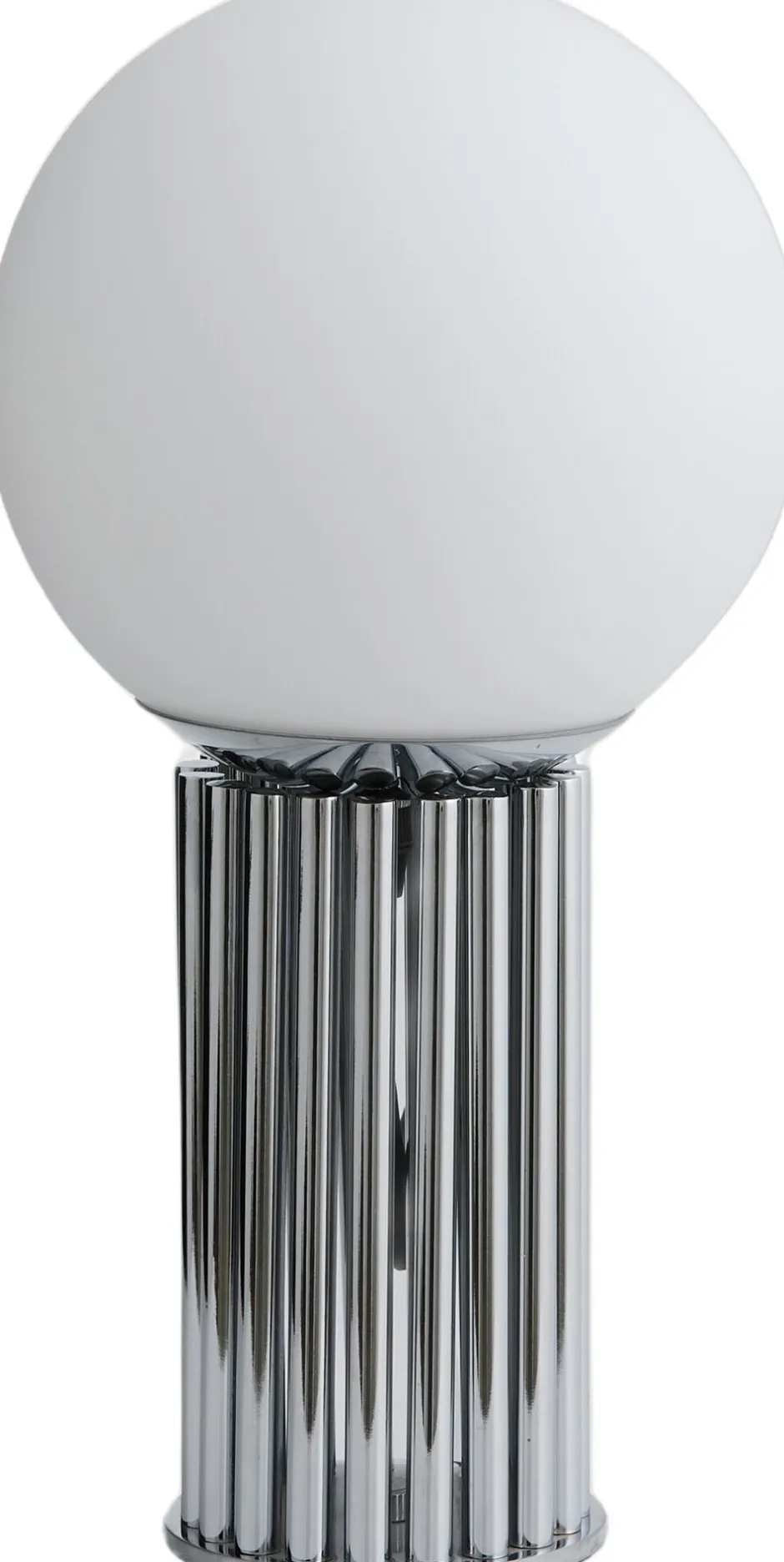 Trådløse Lamper<Nordal HERMOD table lamp - chrome finish