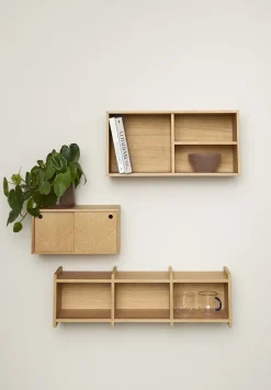 Møbler<Hübsch Herringbone Shelf Natural