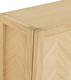 Møbler<Hübsch Herringbone Skoskab Large Natur