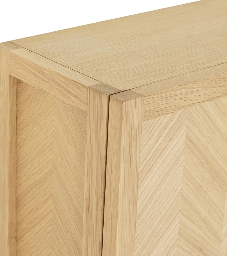 Møbler<Hübsch Herringbone Skoskab Large Natur