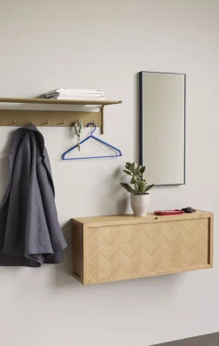 Møbler<Hübsch Herringbone Skoskab Large Natur