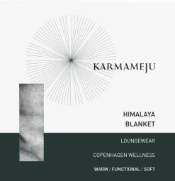 Plaider<Karmameju Skincare HIMALAYA FLEECETÆPPE - COLOUR / Light grey