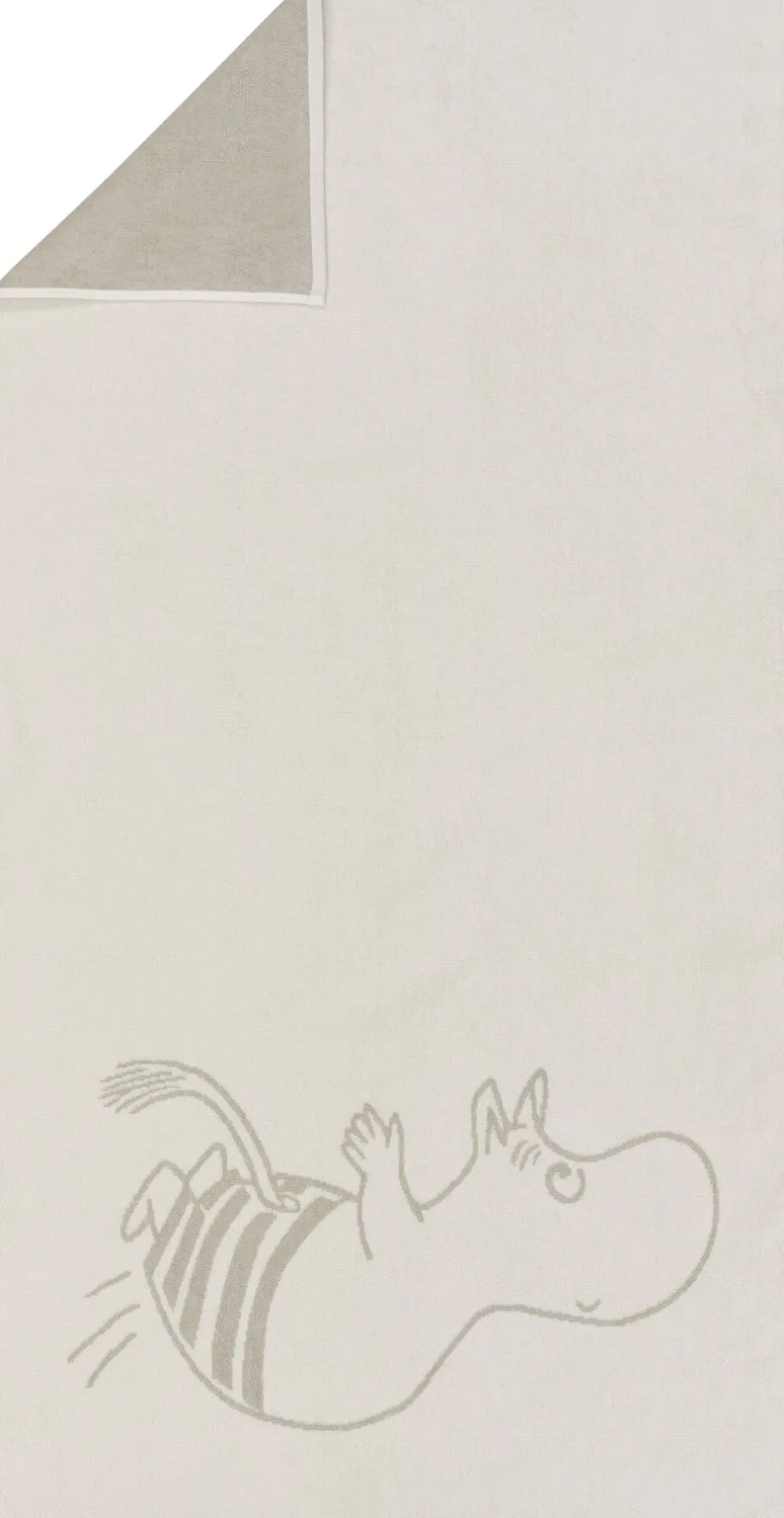 Håndklæder<Moomin Arabia Håndklæde, , Mumitrold Hvid