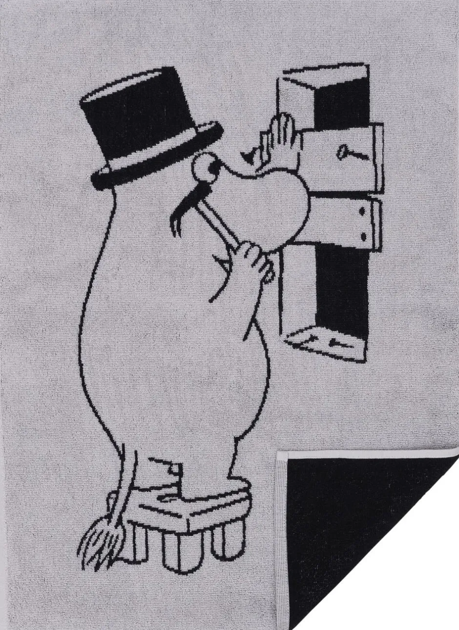 Håndklæder<Moomin Arabia Håndklæde, , Mumifar Grå/sort