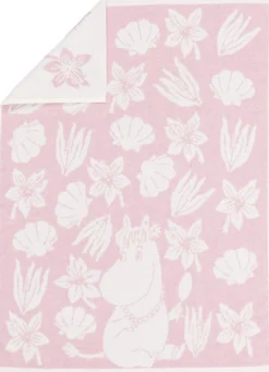 Håndklæder<Moomin Arabia Håndklæde, , Muslinger Rosa