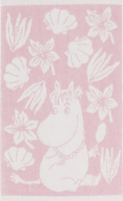 Håndklæder<Moomin Arabia Håndklæde, , Muslinger Rosa