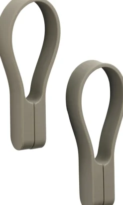 Knager & Knagerækker<Zone Håndklædestrop Loop magnet 2 stk. Taupe